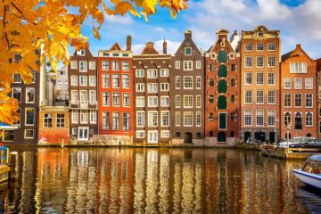 amsterdam schöne häuser am kanal