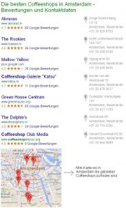 amsterdam coffeeshops bestenliste mit karte