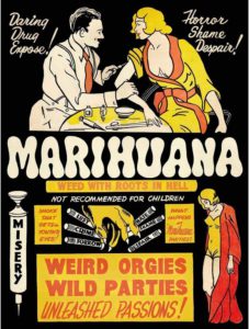 anti cannabis propaganda plakat