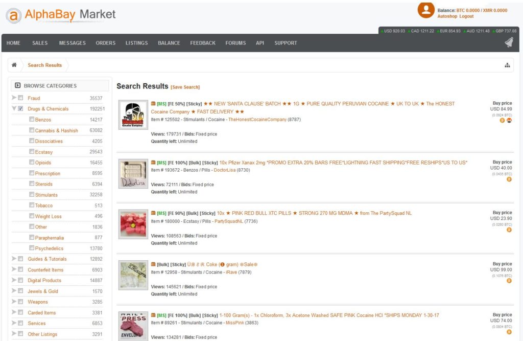 screenshot alphabay