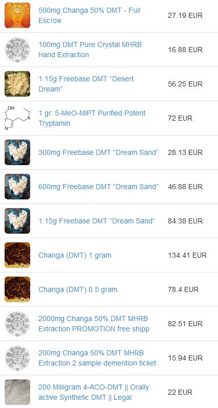DMT kaufen & online bestellen (Droge) – Tipps, Erfahrungen, Konsum & mehr 9 dmt kaufen im darknet screenshot