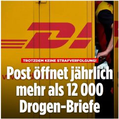 Verwaiste Drogen per Post: Deutsche Post öffnet jährlich 12.000 unzustellbare Briefe mit illegalen Betäubungsmitteln