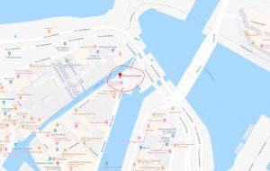 eine kartevom coffeeshop voyagers