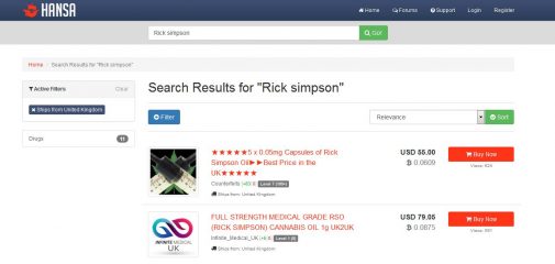 rick simpson cannabisöl kaufen im darknet suche 2