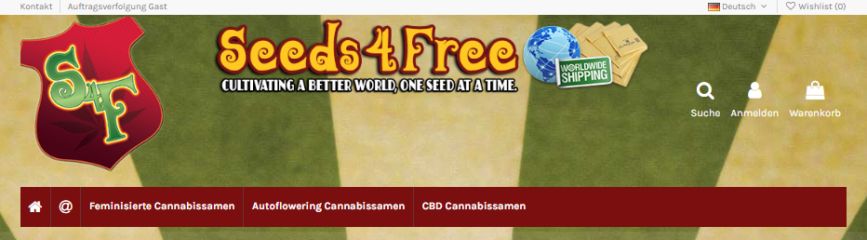 Holen Sie sich Ihre kostenlosen Cannabissamen an Seeds4free.net