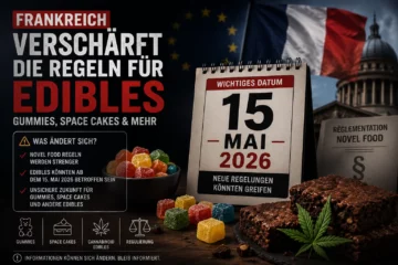 Frankreich verschärft die Regeln für Edibles ab dem 15. Mai 2026