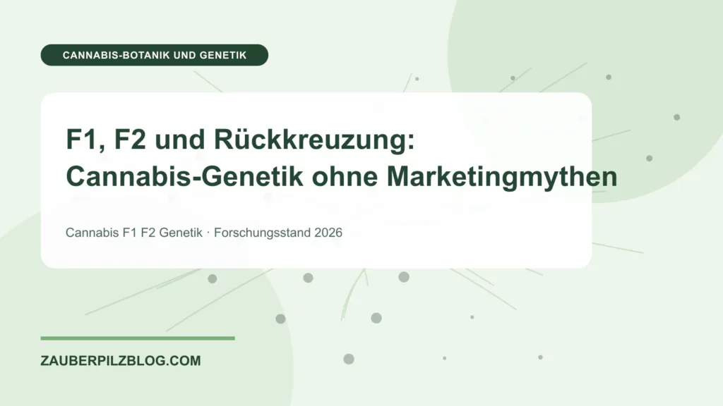 F1, F2 und Rückkreuzung: Cannabis-Genetik ohne Marketingmythen 1 F1, F2 und Rückkreuzung: Cannabis-Genetik ohne Marketingmythen – wissenschaftliche Übersicht mit Schlüsselbegriffen und Forschungsstand 2026