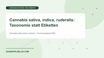 Cannabis sativa, indica, ruderalis: Taxonomie statt Etiketten – wissenschaftliche Übersicht mit Schlüsselbegriffen und Forschungsstand 2026