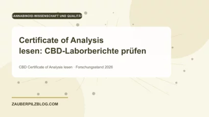 Certificate of Analysis lesen: CBD-Laborberichte prüfen – wissenschaftliche Übersicht mit Schlüsselbegriffen und Forschungsstand 2026