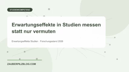 Erwartungseffekte in Studien messen statt nur vermuten – wissenschaftliche Übersicht mit Schlüsselbegriffen und Forschungsstand 2026