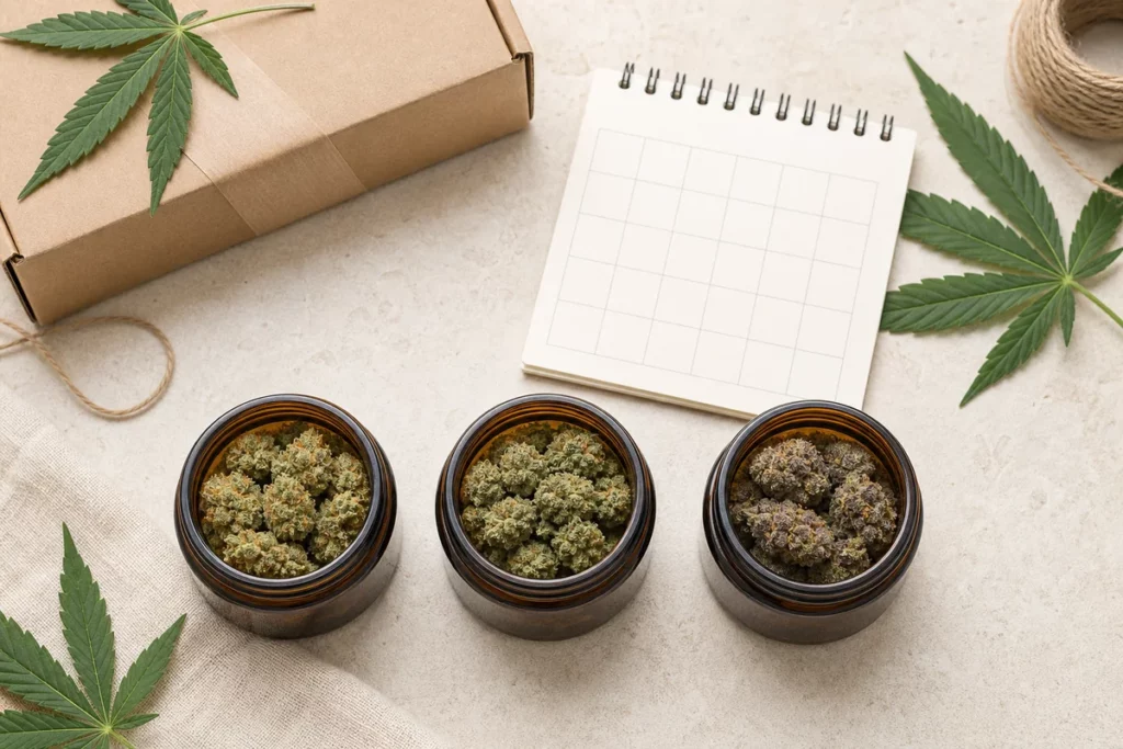 GBZ420 CBD Angebote aktuell: 50 % Rabatt auf GBZ Prime 2 Drei CBD-Blütensorten mit Versandpaket und Monatskalender