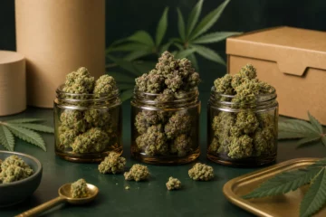 Drei Sorten CBD-Blüten im aktuellen GBZ-Prime-Angebot