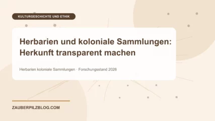 Herbarien und koloniale Sammlungen: Herkunft transparent machen – wissenschaftliche Übersicht mit Schlüsselbegriffen und Forschungsstand 2026