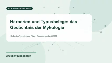 Herbarien und Typusbelege: das Gedächtnis der Mykologie – wissenschaftliche Übersicht mit Schlüsselbegriffen und Forschungsstand 2026