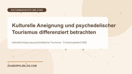 Kulturelle Aneignung und psychedelischer Tourismus differenziert betrachten – wissenschaftliche Übersicht mit Schlüsselbegriffen und Forschungsstand 2026