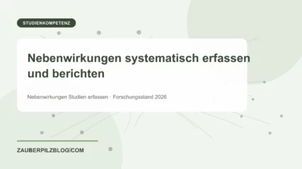 Nebenwirkungen systematisch erfassen und berichten – wissenschaftliche Übersicht mit Schlüsselbegriffen und Forschungsstand 2026