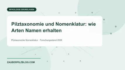 Pilztaxonomie und Nomenklatur: wie Arten Namen erhalten – wissenschaftliche Übersicht mit Schlüsselbegriffen und Forschungsstand 2026
