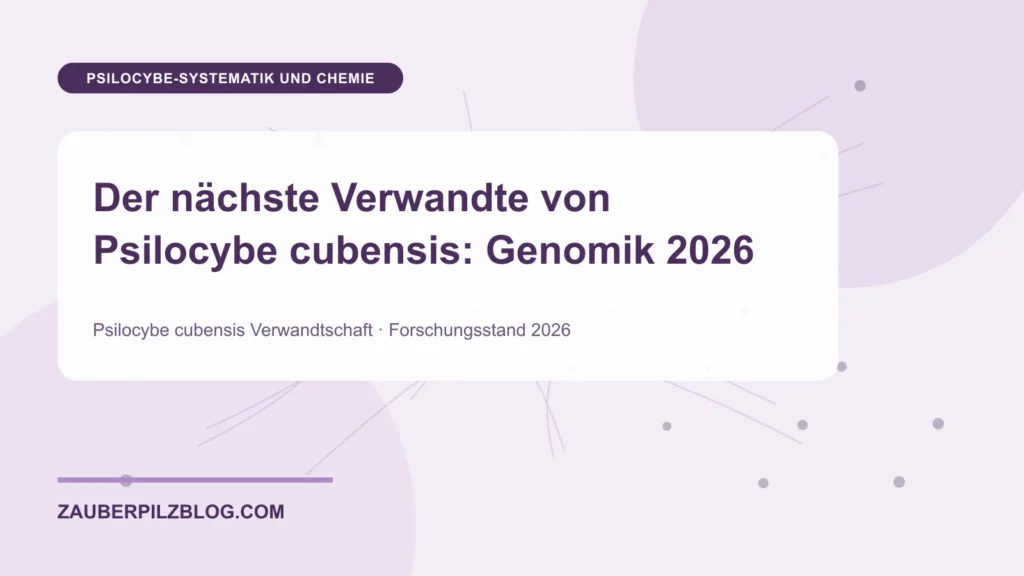 Der nächste Verwandte von Psilocybe cubensis: Genomik 2026 1 Der nächste Verwandte von Psilocybe cubensis: Genomik 2026 – wissenschaftliche Übersicht mit Schlüsselbegriffen und Forschungsstand 2026