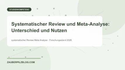 Systematischer Review und Meta-Analyse: Unterschied und Nutzen – wissenschaftliche Übersicht mit Schlüsselbegriffen und Forschungsstand 2026