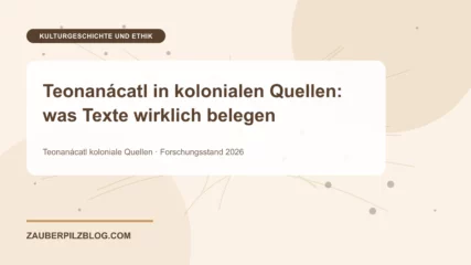 Teonanácatl in kolonialen Quellen: was Texte wirklich belegen – wissenschaftliche Übersicht mit Schlüsselbegriffen und Forschungsstand 2026
