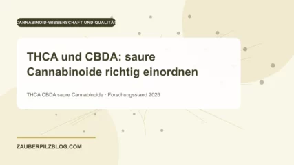 THCA und CBDA: saure Cannabinoide richtig einordnen – wissenschaftliche Übersicht mit Schlüsselbegriffen und Forschungsstand 2026