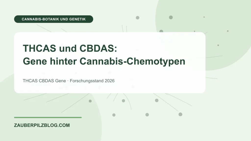 THCAS und CBDAS: Gene hinter Cannabis-Chemotypen 1 THCAS und CBDAS: Gene hinter Cannabis-Chemotypen – wissenschaftliche Übersicht mit Schlüsselbegriffen und Forschungsstand 2026